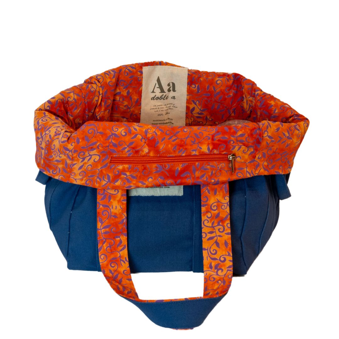Bolso Marcos Azul – Naranja Rev